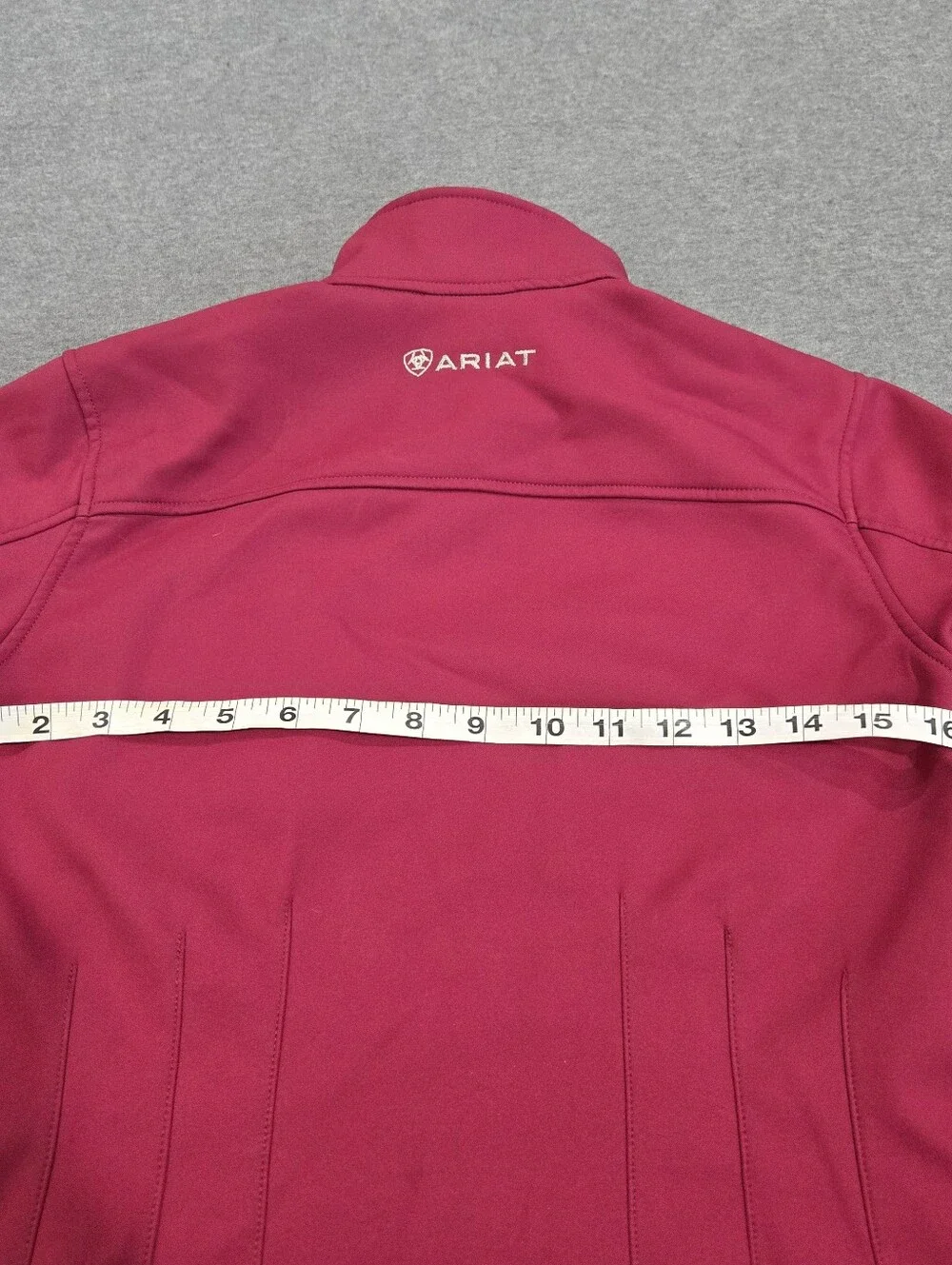 Ariat Equestrian Siftshell Riding Jacket Size XS Berry Pink Stirrup Zipper Pulls